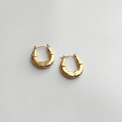 Melody Golden SS#13 Hoops Earrings