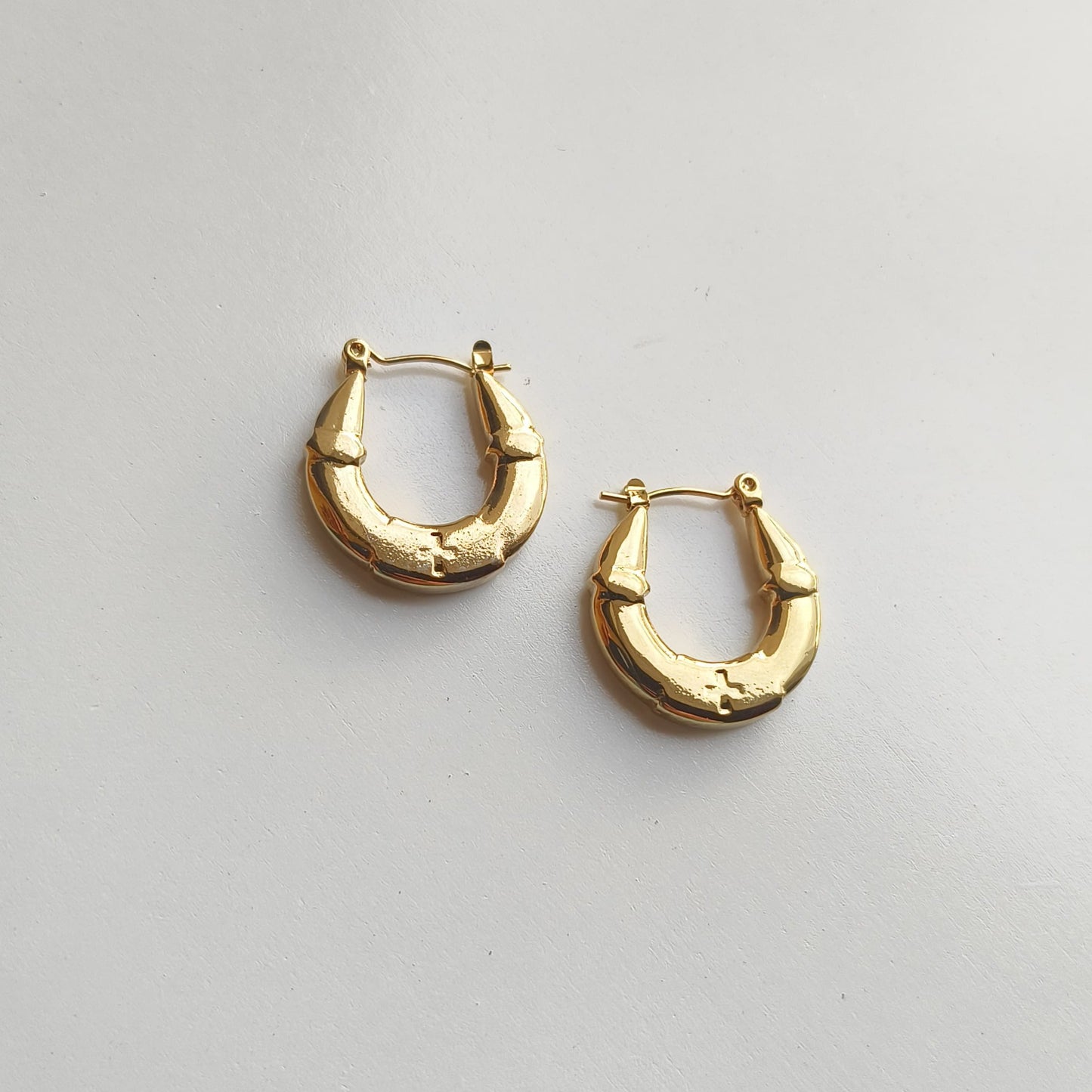 Melody Golden SS#13 Hoops Earrings