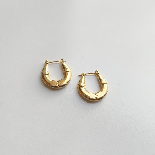 Melody Golden SS#13 Hoops Earrings