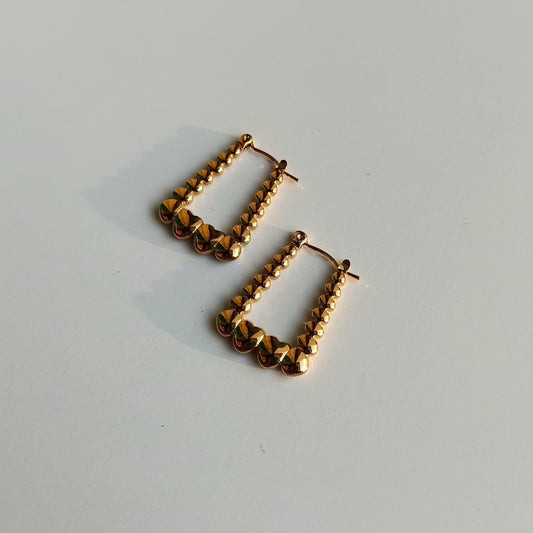 Melody Golden SS#05 Hoops Earrings