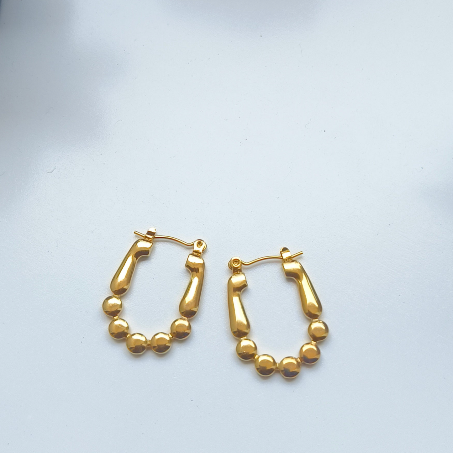 Melody Golden SS#06 Hoops Earrings - Duaira