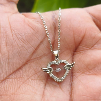 Express your heartfelt emotions with our Radiant Heart stainless steel pendant, Its timeless appeal and durable construction make it a meaningful addition to any jewelry enthusiast's collection.