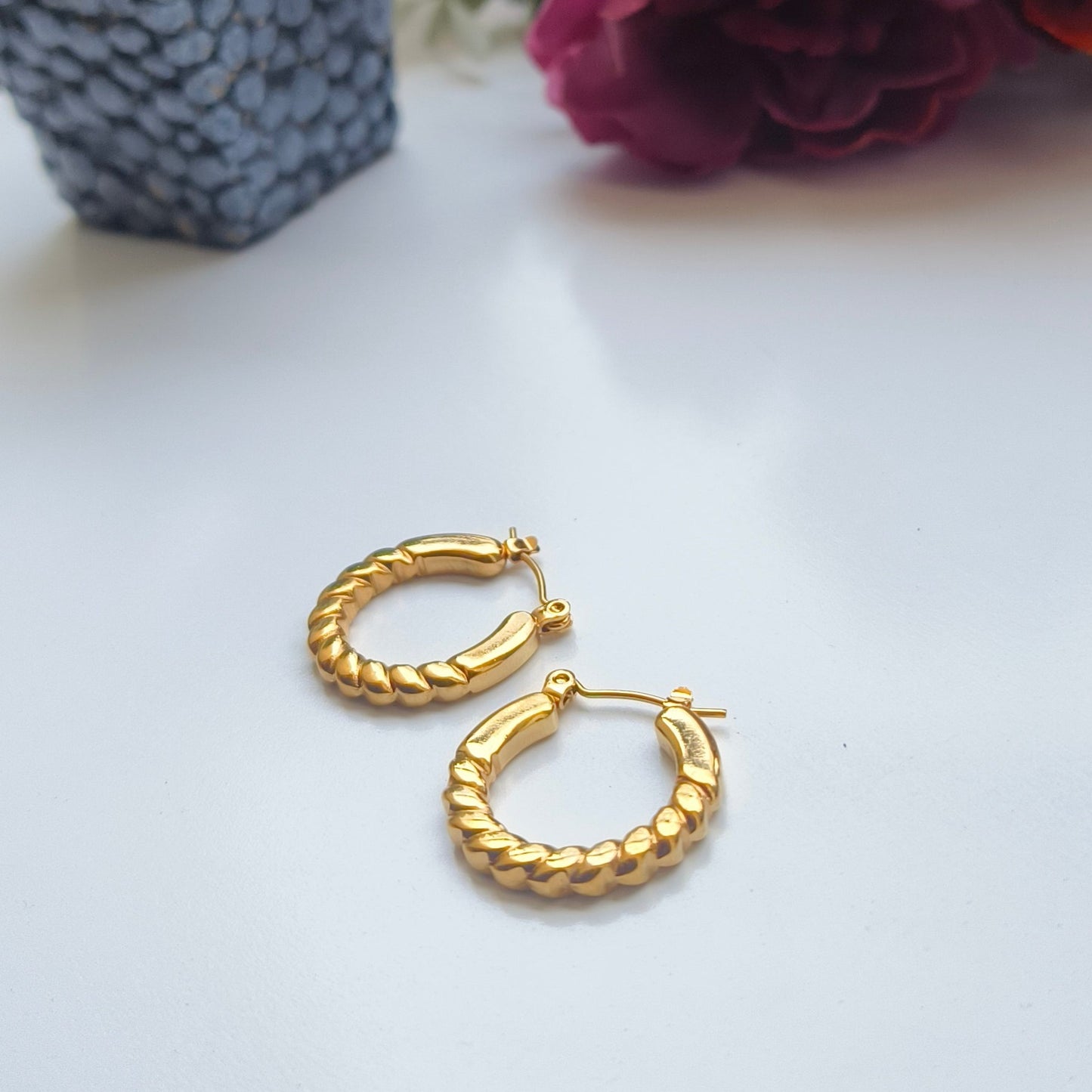 Melody Golden SS#19 Hoops Earrings