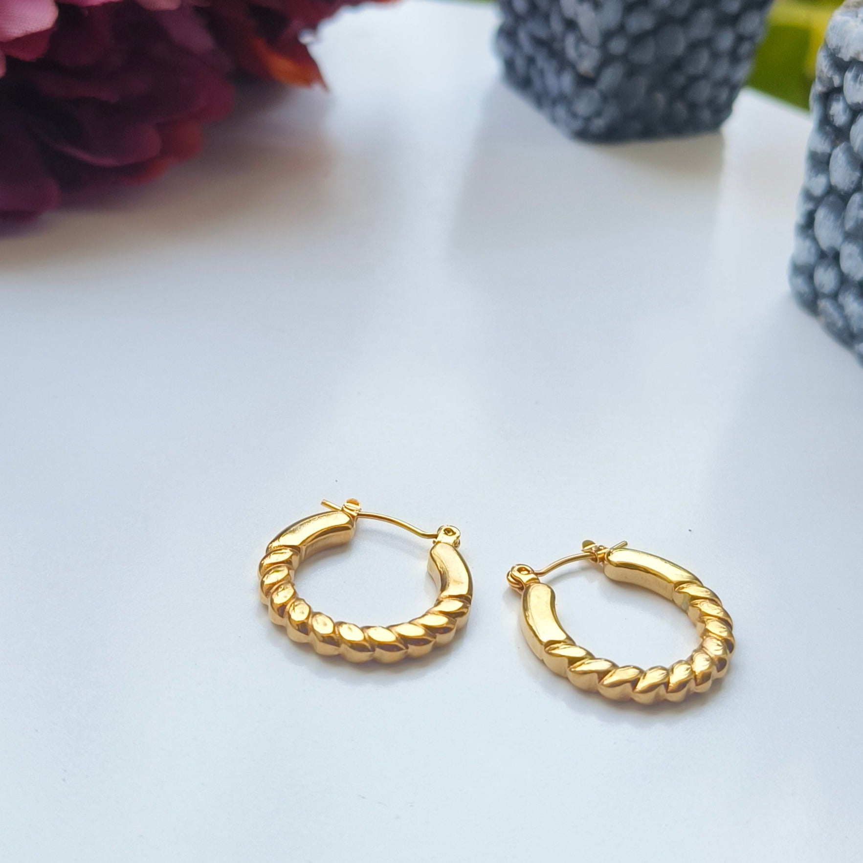 Melody Golden SS#19 Hoops Earrings