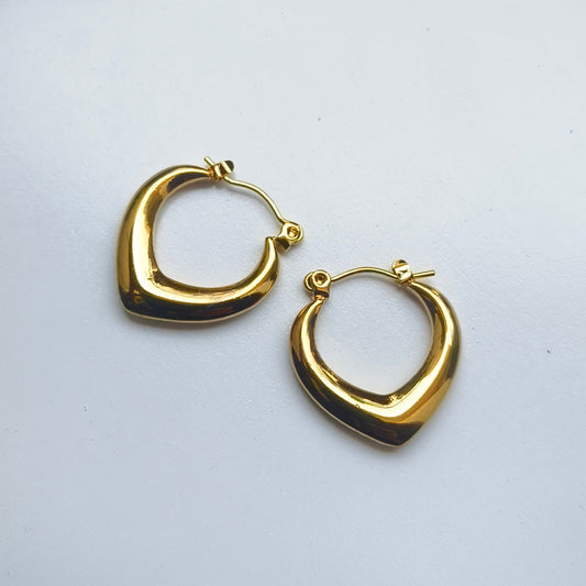 Melody Golden SS#18 Hoops Earrings