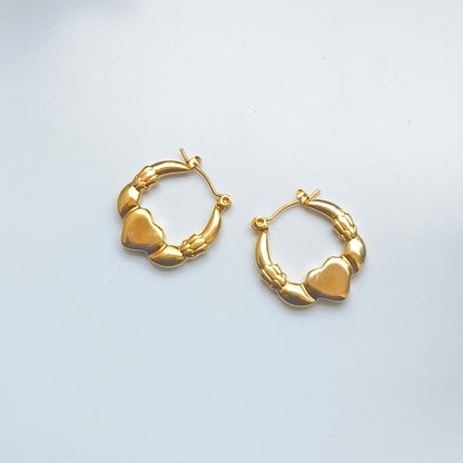 Melody Golden SS#15 Hoops Earrings