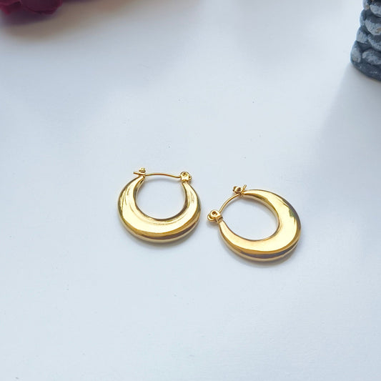 Melody Golden SS#14 Hoops Earrings