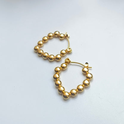 Melody Golden SS#12 Hoops Earrings