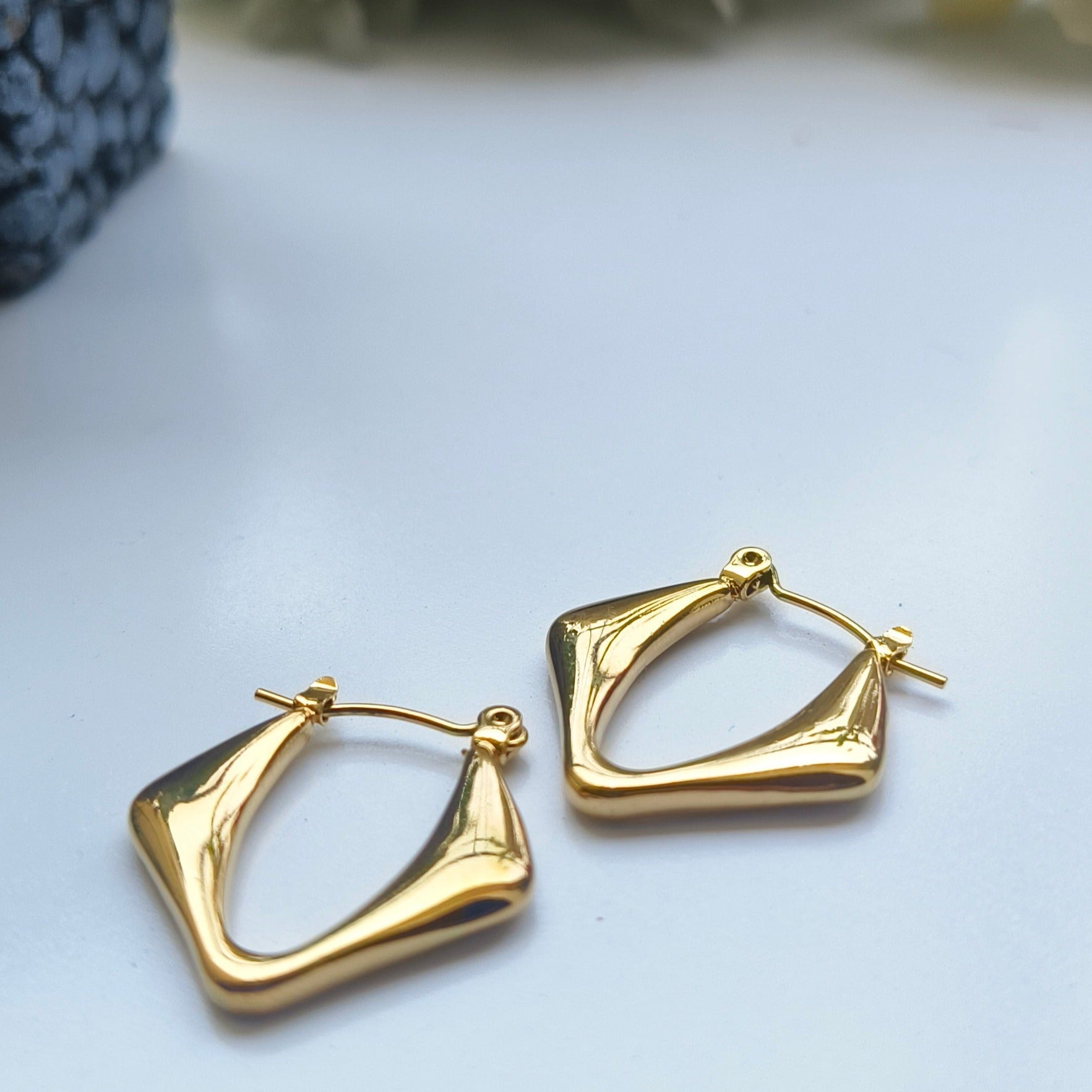 Melody Golden SS#10 Hoops Earrings