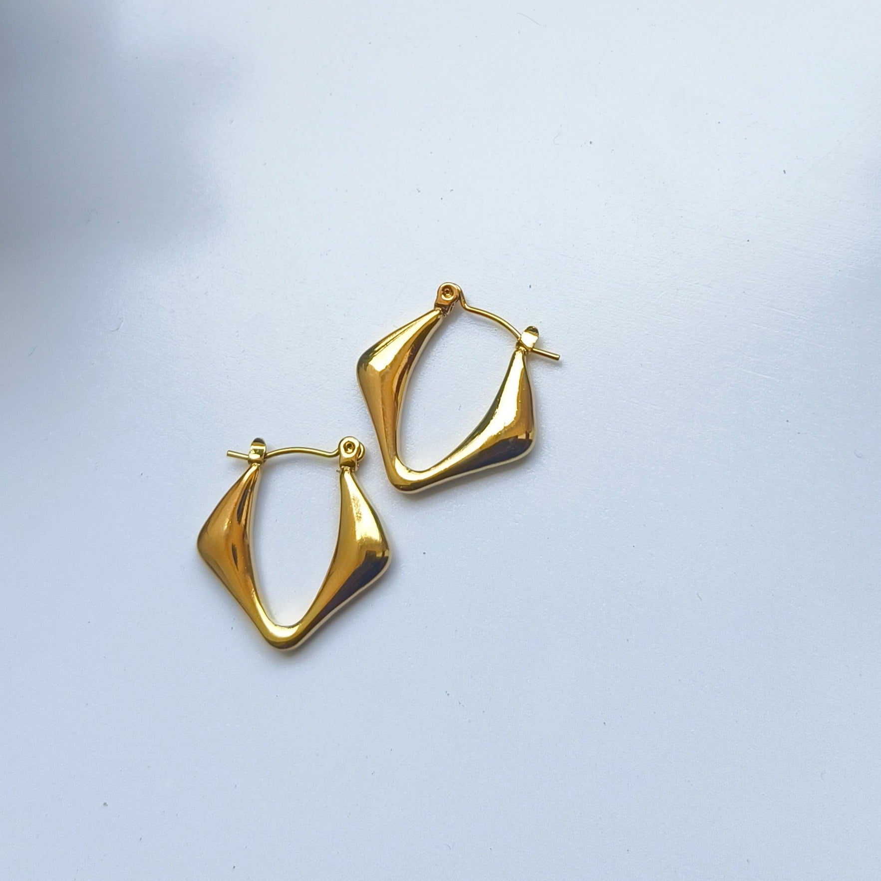 Melody Golden SS#10 Hoops Earrings