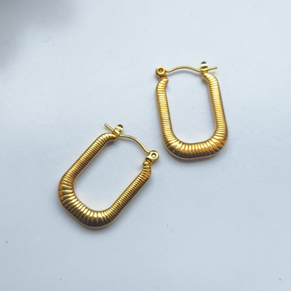 Melody Golden SS#08 Hoops Earrings