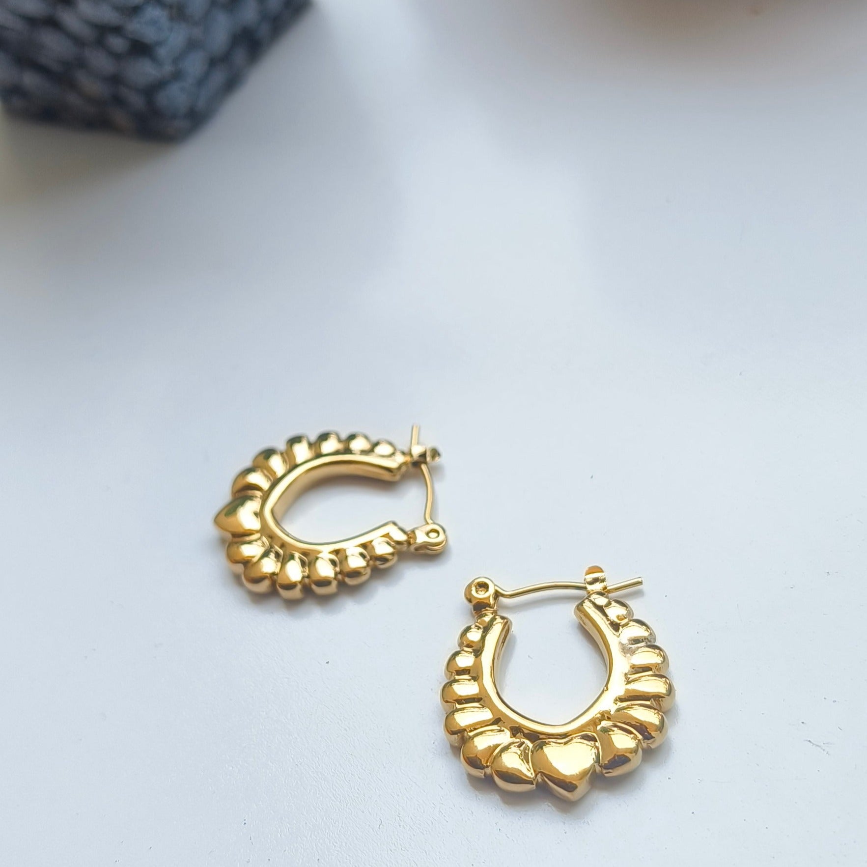 Melody Golden SS#09 Hoops Earrings