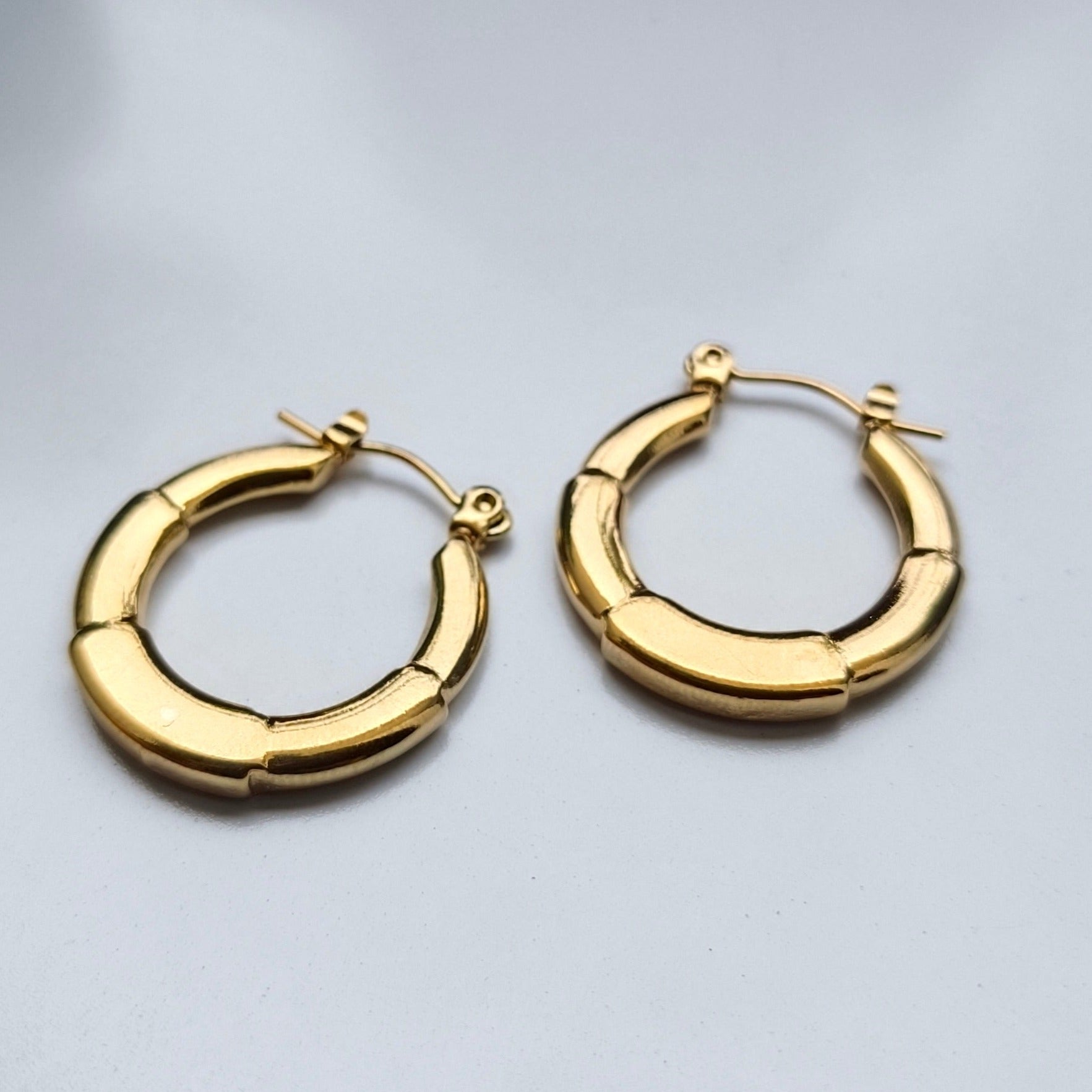 Melody Golden SS#07 Hoops Earrings