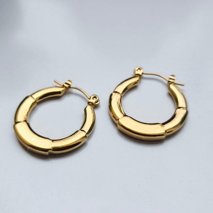 Melody Golden SS#07 Hoops Earrings