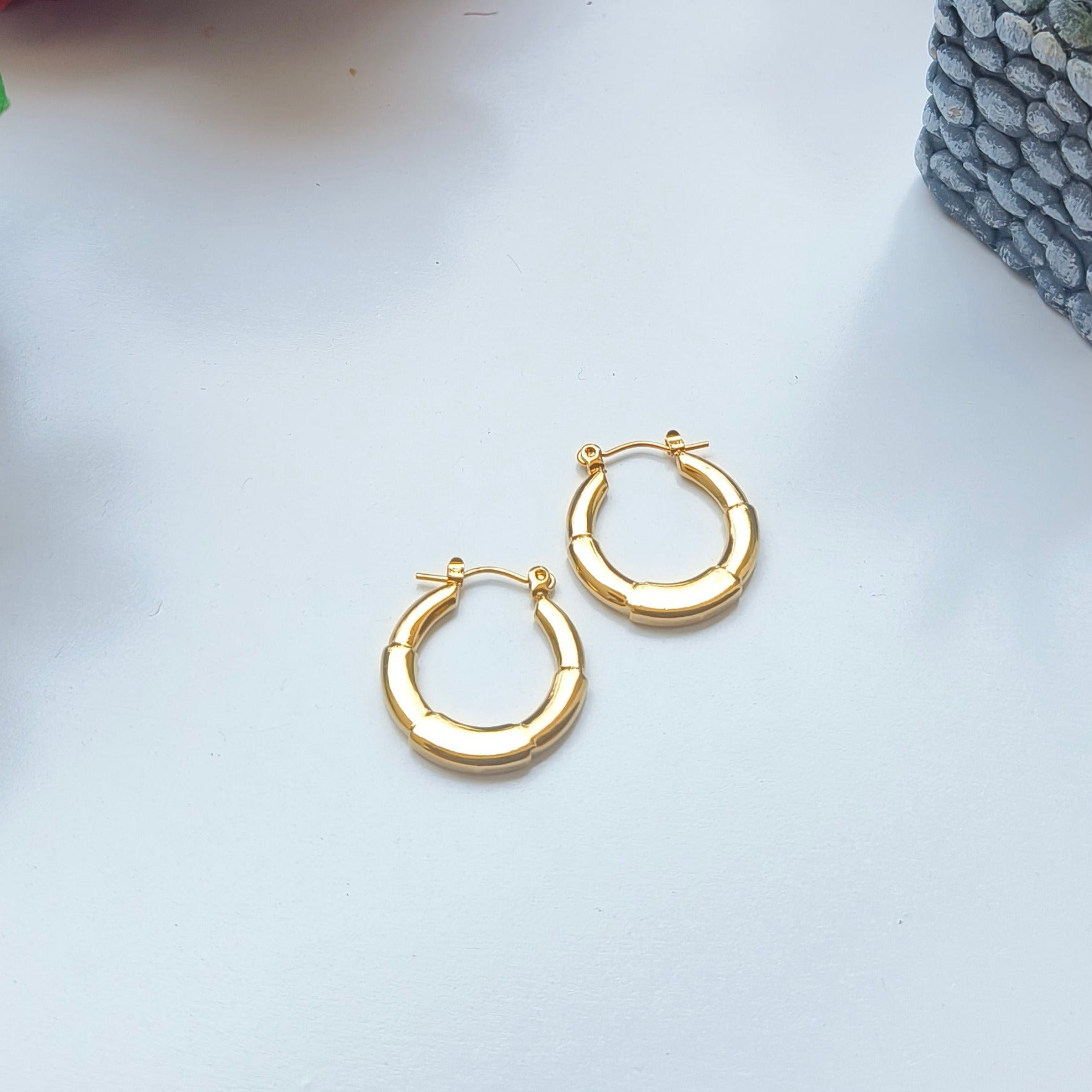 Melody Golden SS#07 Hoops Earrings