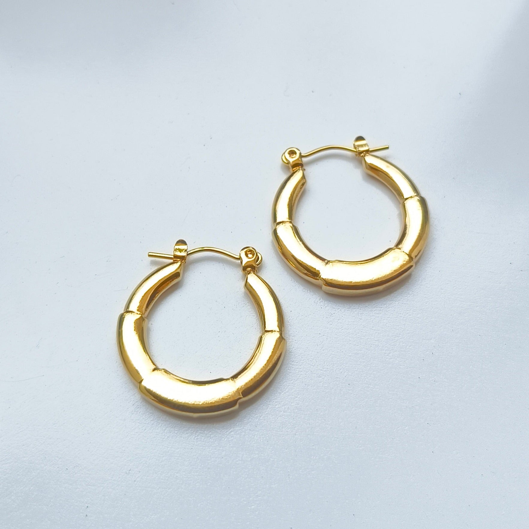 Melody Golden SS#07 Hoops Earrings