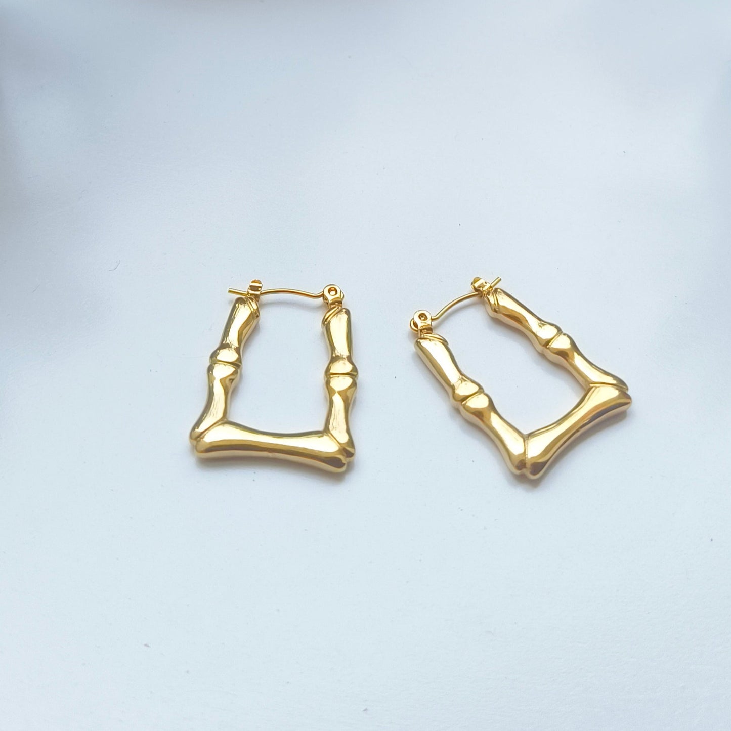 Melody Golden SS#03 Hoops Earrings - Duaira