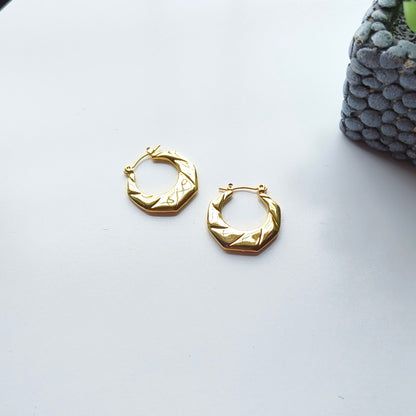 Melody Golden SS#24 Hoops Earrings